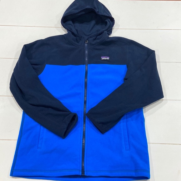 Patagonia Worn Wear® Micro D® Hoody Youth sz L 12 Reg